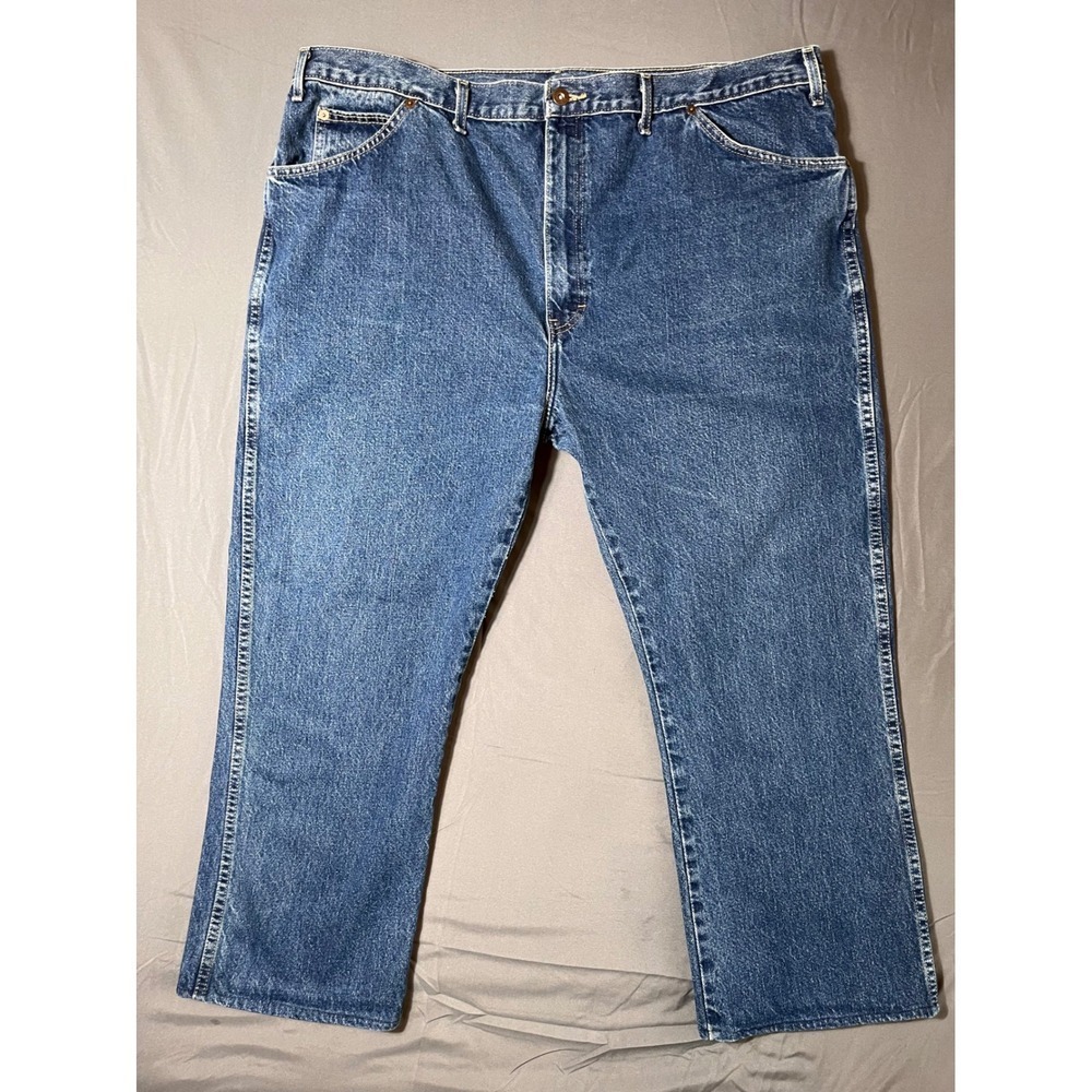 Dickies Regular Fit Jeans Men's 44x32 (27") Blue Denim Carpenter Workwear Pants